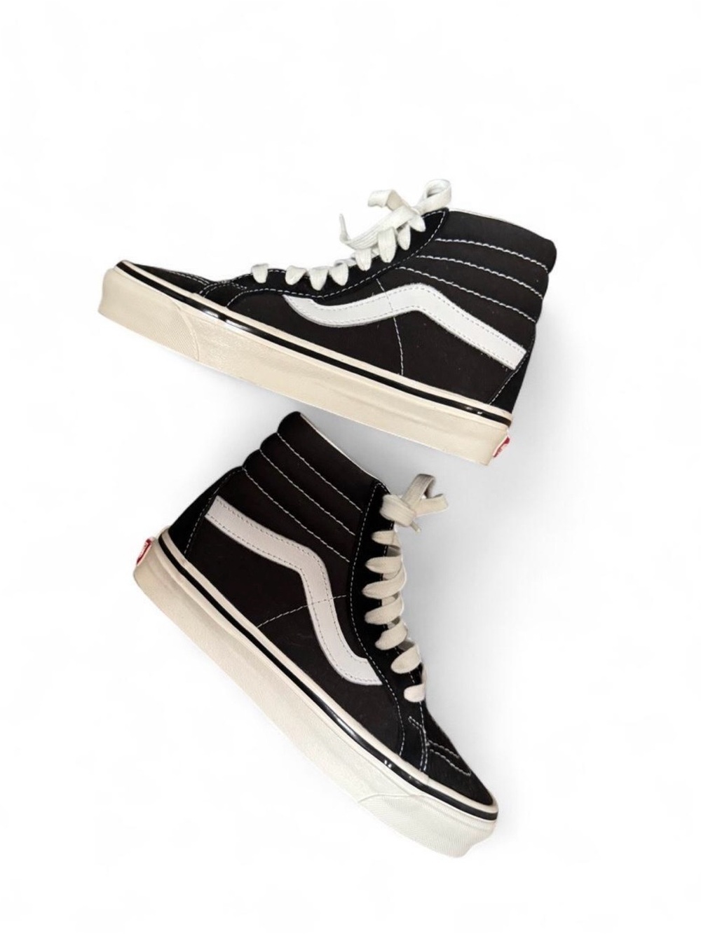 Vans Black & White Sk8-Hi Classic High-Top Sneakers
